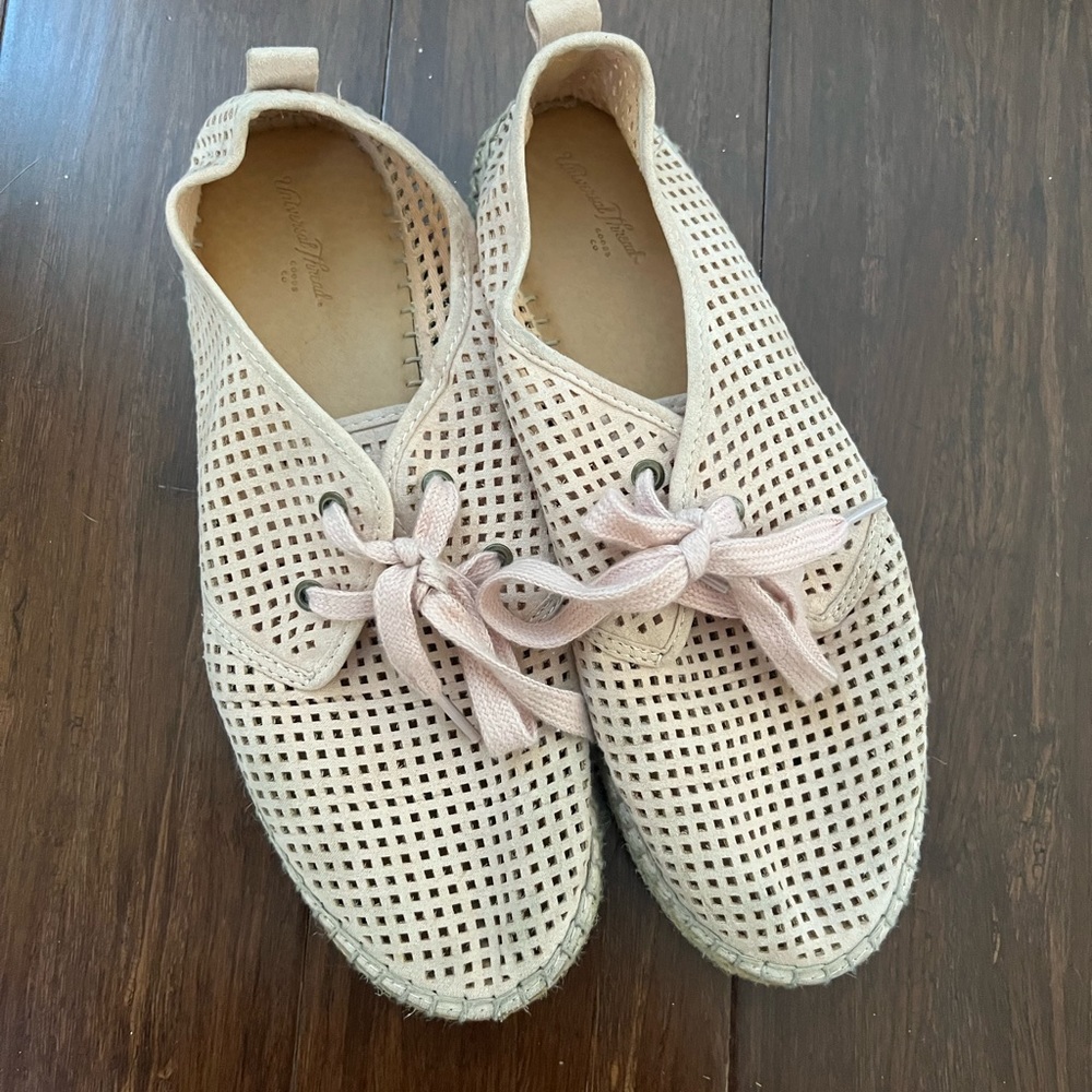 Universal Thread Lace Up Blush Espadrille